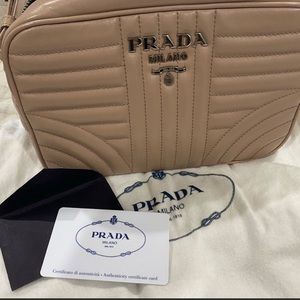 Authentic Prada diagramme crossbody